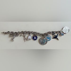 Vintage Sterling Silver Charm Bracelet